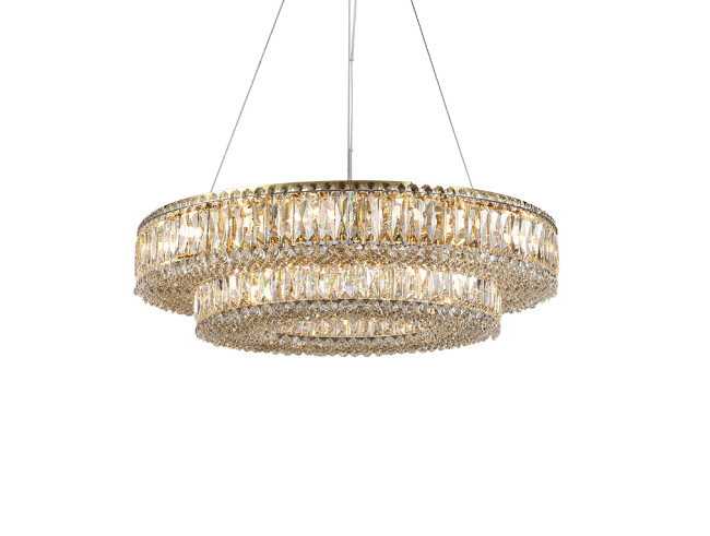 Подвесная люстра Newport 8450+28/S gold М0070079 Подвесная люстра Newport 8450+28/S gold М0070079