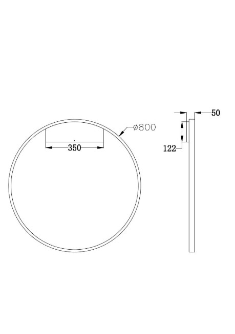 Настенный светильник Maytoni Rim MOD058WL-L50BS4K