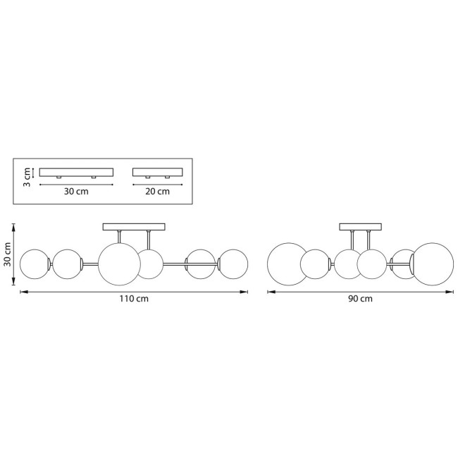 Люстра на штанге Lightstar Croco 815380