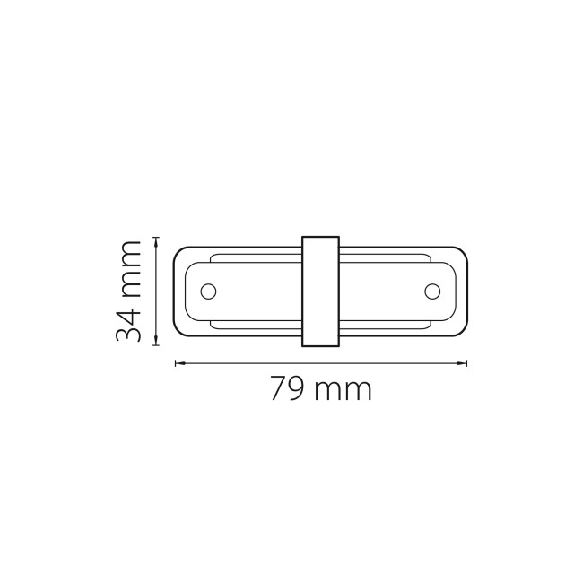 Коннектор прямой Lightstar Barra 502107 Коннектор прямой Lightstar Barra 502107
