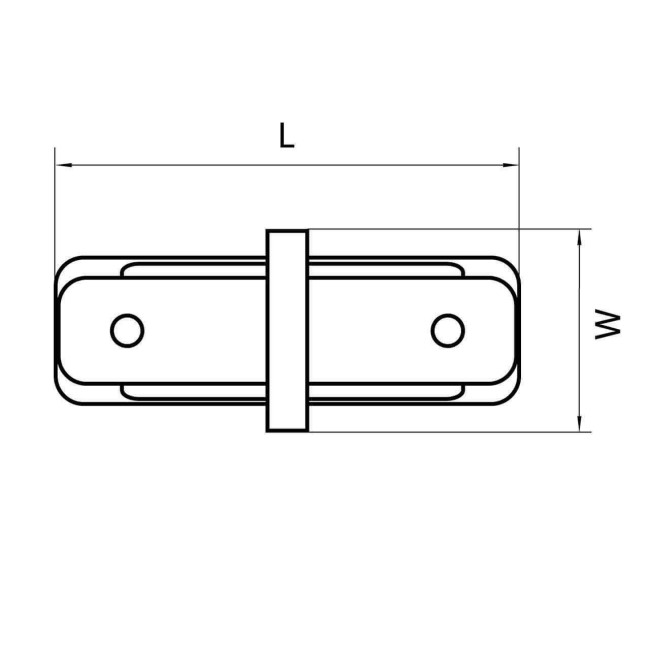 Коннектор прямой Lightstar Barra 502107 Коннектор прямой Lightstar Barra 502107