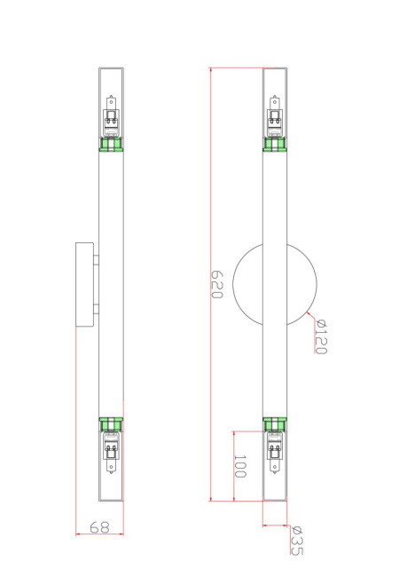 Настенный светильник Freya Match FR6109WL-02G