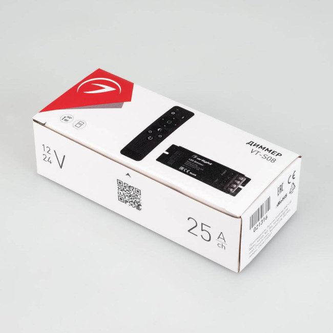 Диммер Arlight VT-S08-1x25A 021316 Диммер Arlight VT-S08-1x25A 021316