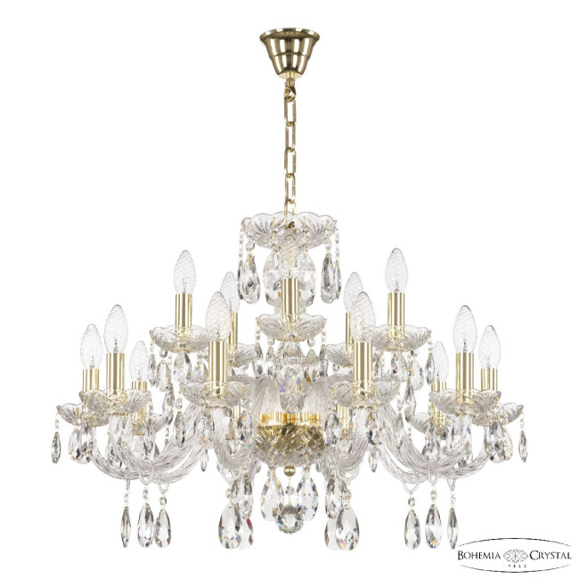 Подвесная люстра Bohemia Ivele Crystal 117/10+5/240 G Подвесная люстра Bohemia Ivele Crystal 117/10+5/240 G