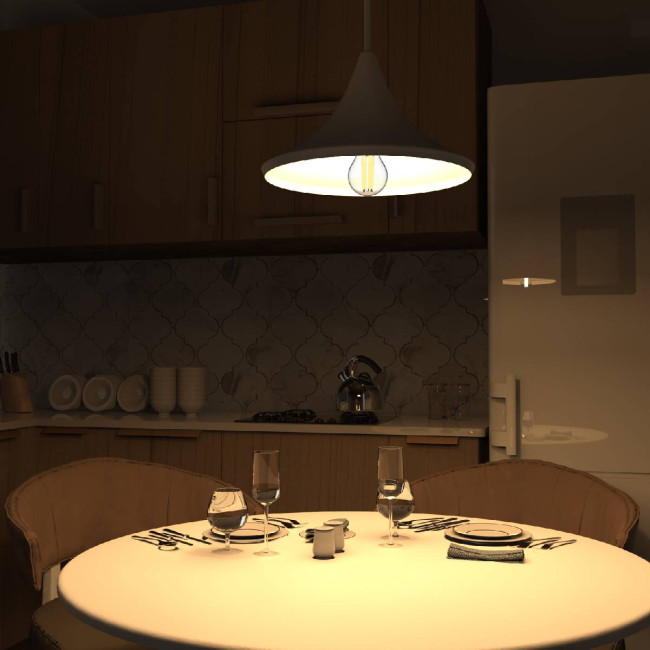 Лампа светодиодная филаментная Gauss E27 30W 2700K прозрачная 102902130