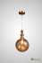 Подвесной светильник AM Group AM354-D160 AMBER Подвесной светильник AM Group AM354-D160 AMBER