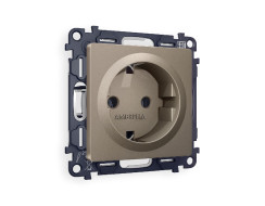 Комплект механизма розетки с/з на винтовых зажимах Ambrella Volt Alfa MA636010