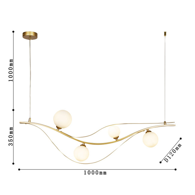 Подвесная люстра F-Promo Carina 4059-4P Подвесная люстра F-Promo Carina 4059-4P