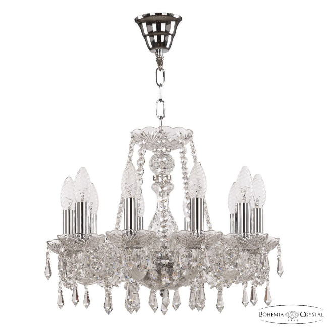 Подвесная люстра Bohemia Ivele Crystal 104/10/141 Ni Подвесная люстра Bohemia Ivele Crystal 104/10/141 Ni