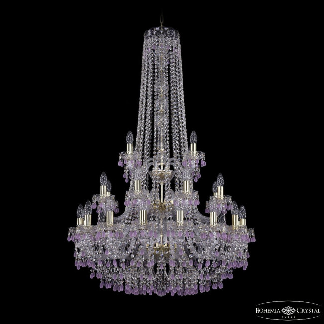Подвесная люстра Bohemia Ivele Crystal 1410/16+8+4/300/h-130/3d G V7010 Подвесная люстра Bohemia Ivele Crystal 1410/16+8+4/300/h-130/3d G V7010