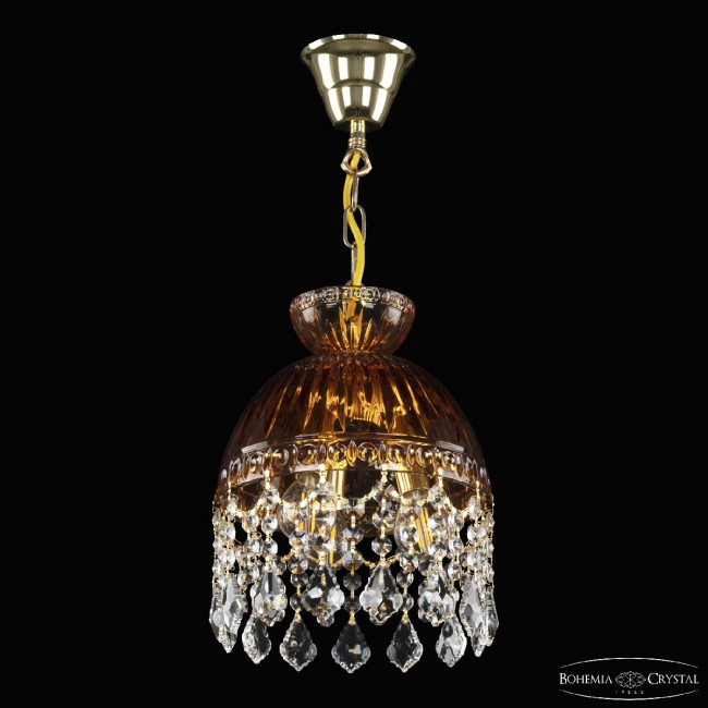 Подвесной светильник Bohemia Ivele Crystal 5478/22 G Amber/M-1G Leafs Подвесной светильник Bohemia Ivele Crystal 5478/22 G Amber/M-1G Leafs