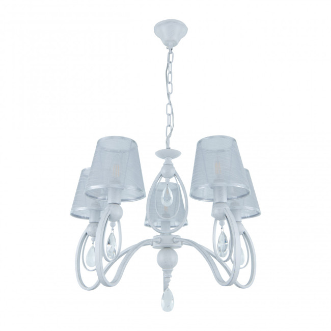 Подвесная люстра Arte Milano 347203/5 WT+SL Подвесная люстра Arte Milano 347203/5 WT+SL