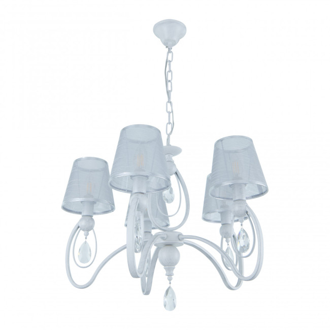 Подвесная люстра Arte Milano 347203/5 WT+SL Подвесная люстра Arte Milano 347203/5 WT+SL