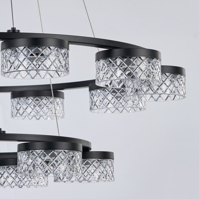 Подвесная люстра Delight Collection MD21020075 MD21020075-16B matt black Подвесная люстра Delight Collection MD21020075 MD21020075-16B matt black