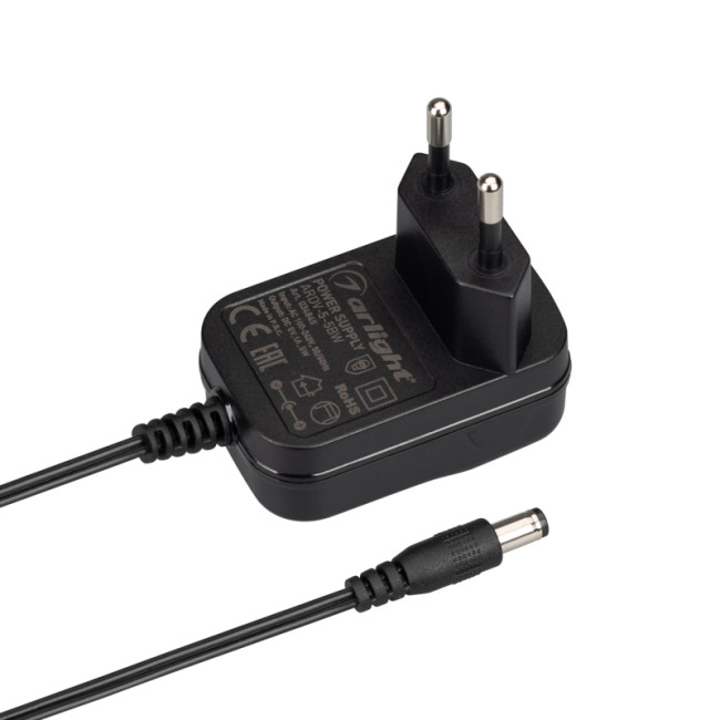 Блок питания Arlight ARDV-5-5BW (5V, 1A, 5W) 034845 Блок питания Arlight ARDV-5-5BW (5V, 1A, 5W) 034845