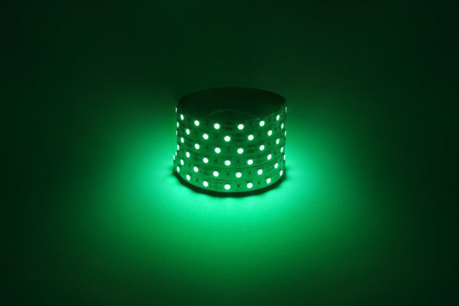 Светодиодная лента Эра 12В 5050 14,4Вт/м зеленый 5м IP20 LS5050-14,4-60-12-G-IP20-1 year-5m Б0059920