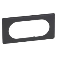 Рамка 4/5-модульная Legrand Celiane черная перкаль 066745
