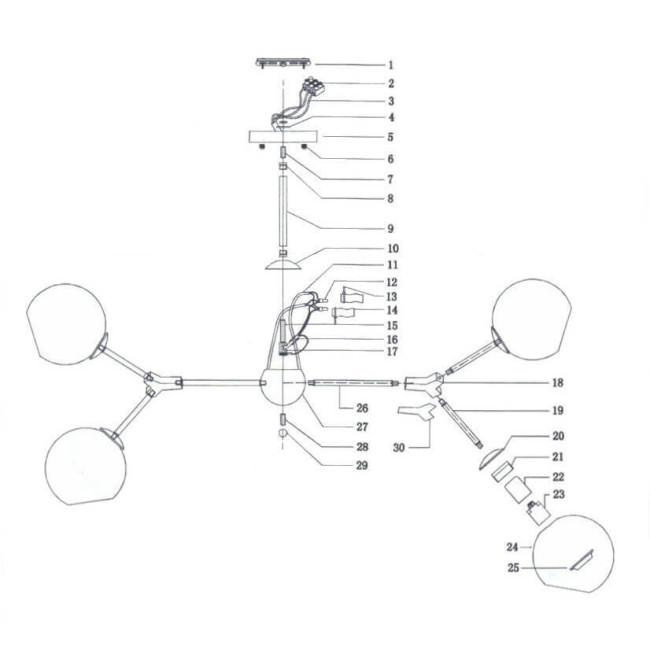 Потолочная люстра Lightstar Beta 785066 Потолочная люстра Lightstar Beta 785066