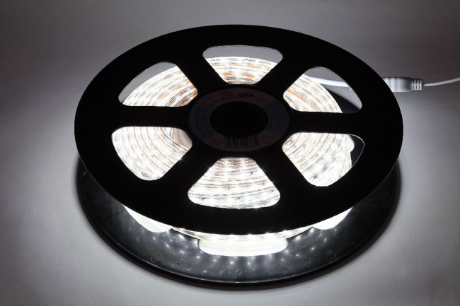 Светодиодная лента Эра 220В 2835 4,8Вт/м 6500K 20м IP67 LS2835-4,8-60-220-6500К-IP67-20m Б0043095 Светодиодная лента Эра 220В 2835 4,8Вт/м 6500K 20м IP67 LS2835-4,8-60-220-6500К-IP67-20m Б0043095