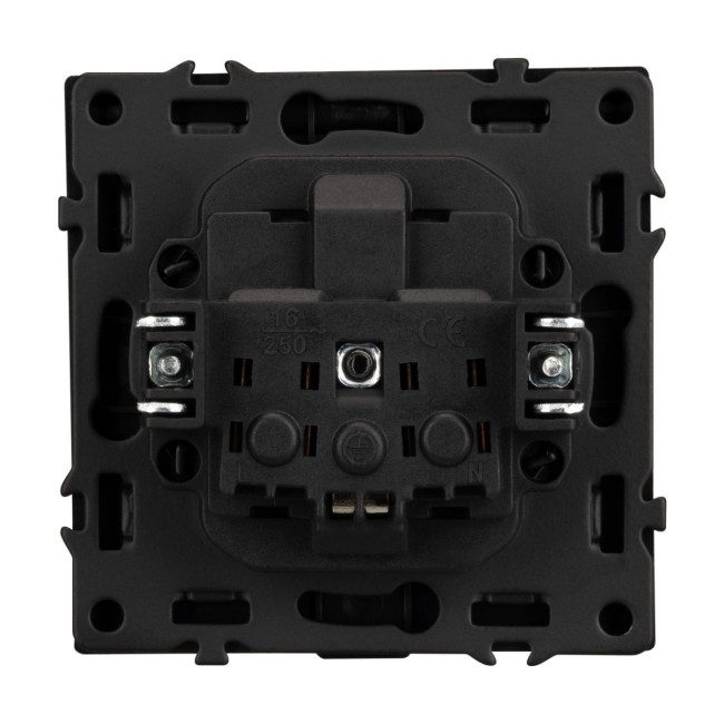 Механизм розетки влагозащищённый Arlight SCT-NOBE-MCP-SFPL-BK (230V, 16A) 054281 Механизм розетки влагозащищённый Arlight SCT-NOBE-MCP-SFPL-BK (230V, 16A) 054281