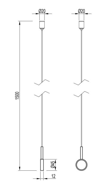 Подвес Arlight ART-APRIORI-HANG-TUBE-L1500 (OG) 055886 Подвес Arlight ART-APRIORI-HANG-TUBE-L1500 (OG) 055886