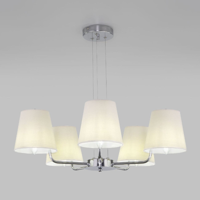 Подвесная люстра Eurosvet Amaretto 60155/5 хром a065002 Подвесная люстра Eurosvet Amaretto 60155/5 хром a065002