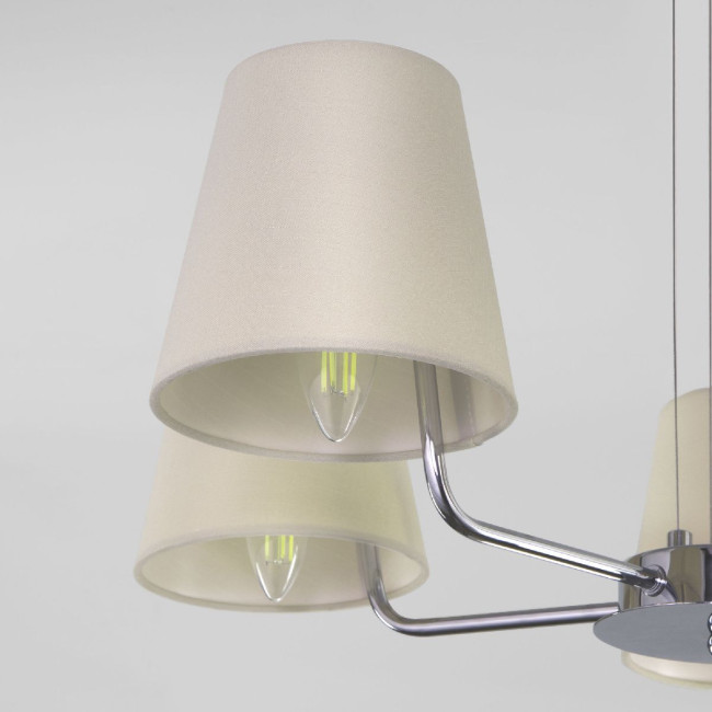 Подвесная люстра Eurosvet Amaretto 60155/5 хром a065002 Подвесная люстра Eurosvet Amaretto 60155/5 хром a065002