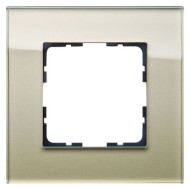 Рамка Jasmart G-Glass шампань 1-постовая G1001GG