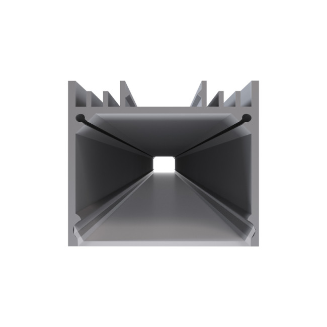 Профиль П-образный универсальный Apeyron ширина ленты до 25мм (рассеиватель, заглушки - 2шт) 08-23 Профиль П-образный универсальный Apeyron ширина ленты до 25мм (рассеиватель, заглушки - 2шт) 08-23