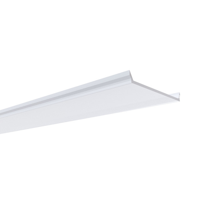 Профиль П-образный универсальный Apeyron ширина ленты до 25мм (рассеиватель, заглушки - 2шт) 08-23 Профиль П-образный универсальный Apeyron ширина ленты до 25мм (рассеиватель, заглушки - 2шт) 08-23