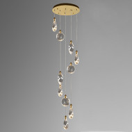 Подвесной светильник MT9176-10H titanium gold