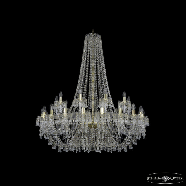 Подвесная люстра Bohemia Ivele Crystal 1410/20+10/400/h-130 G V0300
