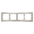 Рамка на 4 поста Voltum S70 VLS110403 (кашемир, стекло) Рамка на 4 поста Voltum S70 VLS110403 (кашемир, стекло)