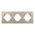 Рамка на 3 поста пластиковая Arlight FRM-PERIO-PL-3-GD 049757 Рамка на 3 поста пластиковая Arlight FRM-PERIO-PL-3-GD 049757