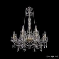 Подвесная люстра Bohemia Ivele Crystal 1411/8+4/240/h-83 G