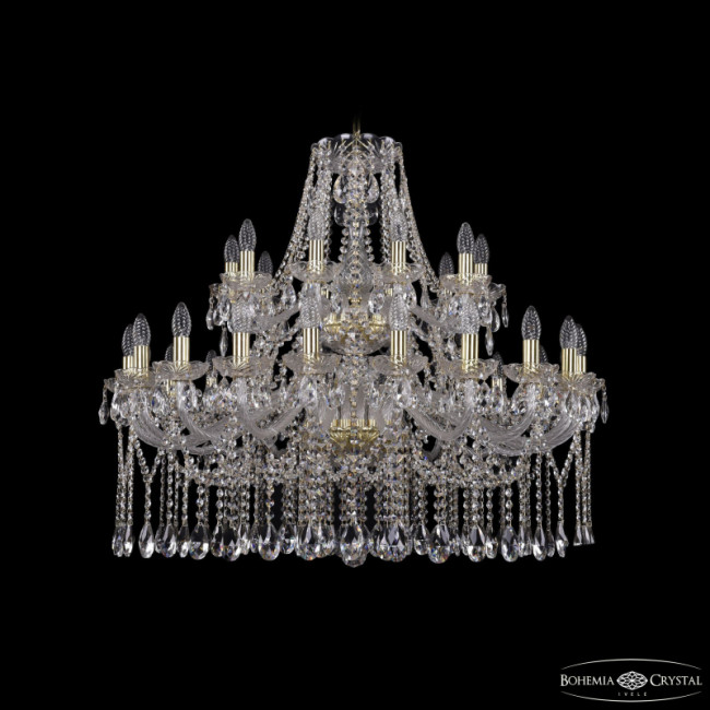 Подвесная люстра Bohemia Ivele Crystal 1413/20+10/360/2d G