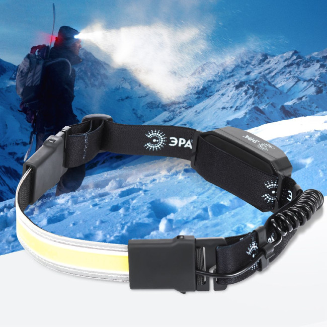 Фонарь налобный Кибер аккумуляторный Эра GA-807 Б0054033