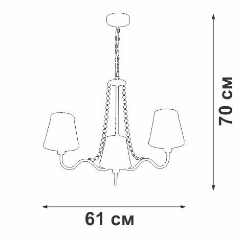 Подвесная люстра Vitaluce V1848-8/3 Подвесная люстра Vitaluce V1848-8/3
