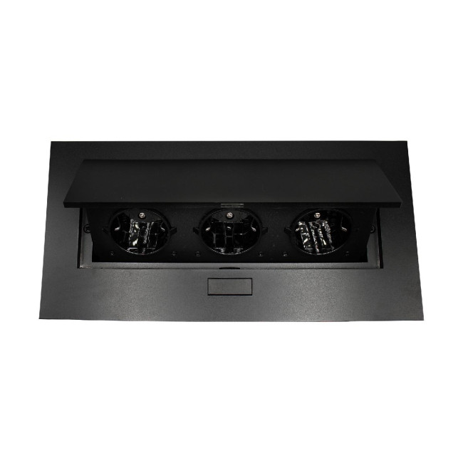 Блок розеток MX-226 (J) (3 секции полуавтоматический без кабеля питания) Mebax 00-00002879