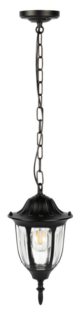 Уличный подвесной светильник ЭРА Галатея GBS-105-BL-0800 230В Е27 IP54 чёрный Б0071486