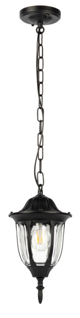 Уличный подвесной светильник ЭРА Галатея GBS-105-BL-0800 230В Е27 IP54 чёрный Б0071486