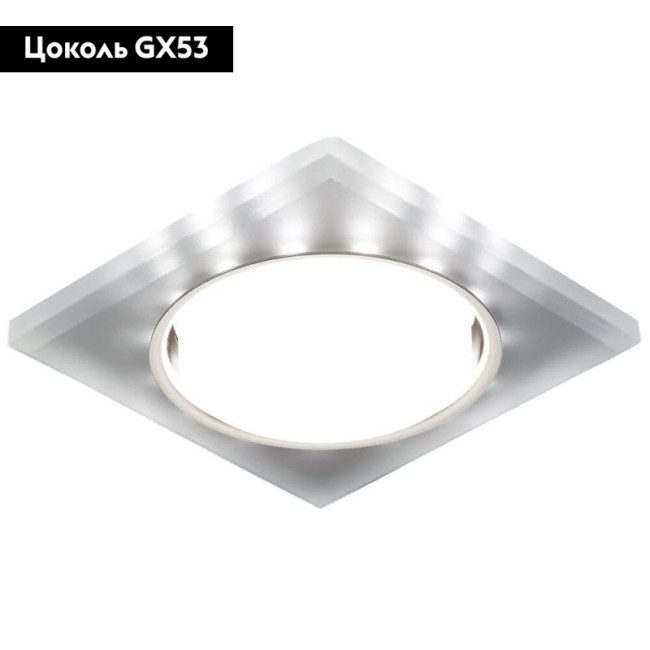 Встраиваемый светильник Ambrella Light GX53 LED G215 CH/WH Встраиваемый светильник Ambrella Light GX53 LED G215 CH/WH