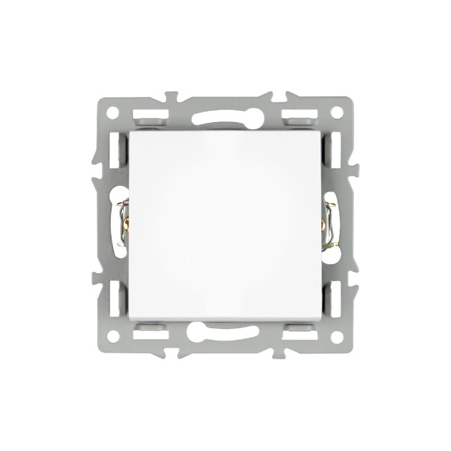 Механизм выключателя одноклавишный перекрестный Arlight SWT-MKX1-PL-WH (250V, 16A) 043718 Механизм выключателя одноклавишный перекрестный Arlight SWT-MKX1-PL-WH (250V, 16A) 043718