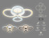 Потолочная светодиодная люстра Ambrella Light Acrylica Original FA4061 Потолочная светодиодная люстра Ambrella Light Acrylica Original FA4061