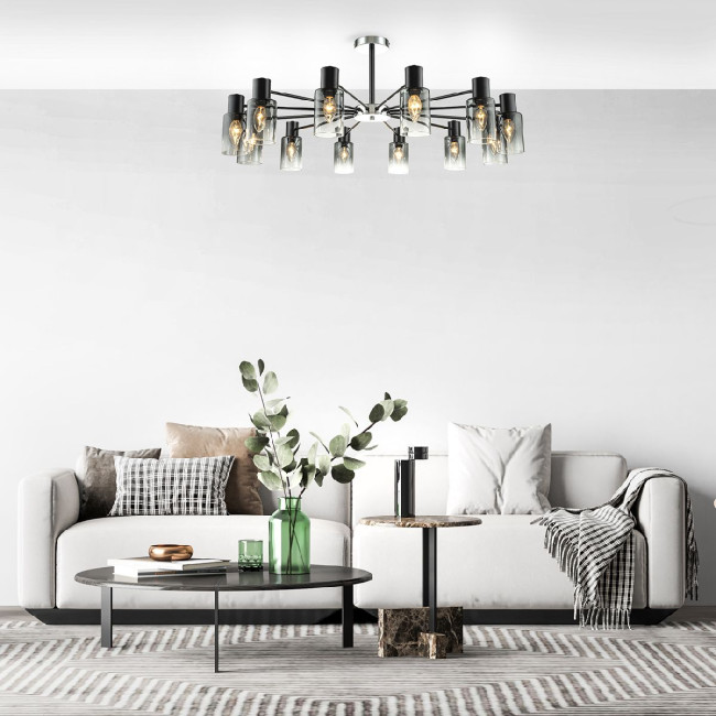 Люстра на штанге Escada Diversity 2120/12P Black