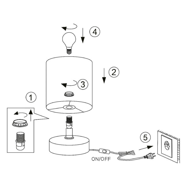 Настольная лампа Rivoli Eleanor 7070-502 Б0057270 Настольная лампа Rivoli Eleanor 7070-502 Б0057270