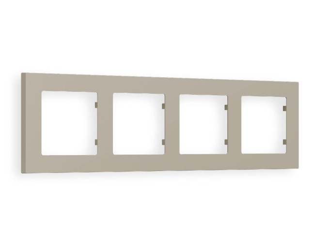 Рамка четырехместная Ambrella Volt Techno AF220364 Рамка четырехместная Ambrella Volt Techno AF220364