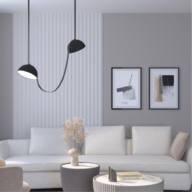 Трековый однофазный светильник Denkirs Belty Flow DK5561-BK Трековый однофазный светильник Denkirs Belty Flow DK5561-BK