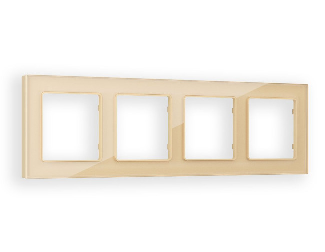 Рамка четырехместная Ambrella Volt Platos AF330604 Рамка четырехместная Ambrella Volt Platos AF330604