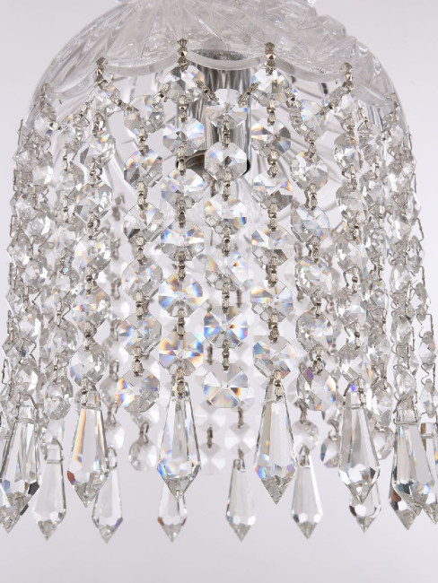 Подвесной светильник Bohemia Ivele Crystal 14781P/16 Ni Drops Подвесной светильник Bohemia Ivele Crystal 14781P/16 Ni Drops